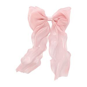 Fashion Cute Bow Hair Pins Hairdo Pins Pink